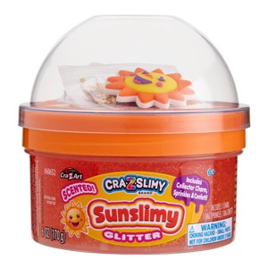 Cra-Z-Slimy Slime Dome Orange Sunslimy - 1 of 4