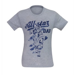 Mens Captain America All-Star Dad T-Shirt - 1 of 4