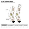 Bear With Guitar Women Printed Crew Socks Funny Funky Socks Soft Polyester Novelty Gifts for Artists Men - 2 of 4