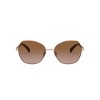 Coach HC7112 56mm Woman Irregular Sunglasses Brown Rose Gradient Lens - 2 of 4