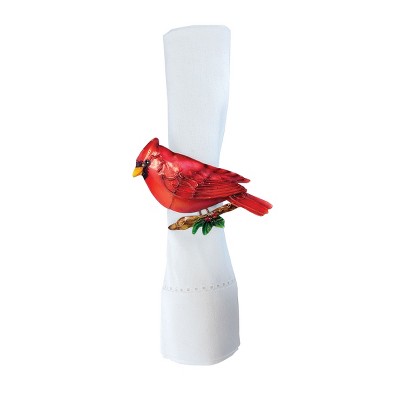 Gallerie II Cardinal Napkin Ring Set of 6