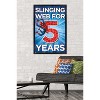 Trends International Marvel Spider-Man - Happy 5th Birthday Framed Wall Poster Prints - 2 of 4