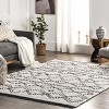 Nuloom Jaycee Moroccan 4x6 Shag Indoor Area Rug for Living Room Bedroom Dining Room Nursery Kitchen, Beige/Ivory - 2 of 4