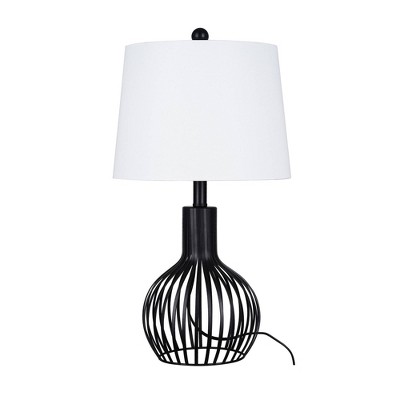 23" Farmhouse Table Lamp Black (Includes LED Light Bulb) - Cresswell Lighting