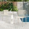 Christopher Knight Home Balfour Outdoor Modern Stackable Rattan and Iron Dining Chair (Set of 2) - 2 of 4