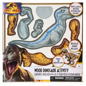 Jurassic World Dominion Wood Dinosaur Activity - Building, Decorating Set, 3+ - 1 of 4