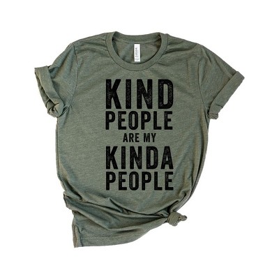 Simply Sage Market Women's Kind People Are My Kinda People Short Sleeve Graphic Tee