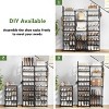 WOWLIVE 9-Tier Metal Shoe Rack, Tall Shoe Storage Organizer for Entryway，Black White - 4 of 4