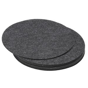 Unique Bargains Round Soft Adhesive Non-slip Anti-scratch Furniture Lamp Base Felt 10 Pcs - 1 of 4