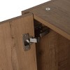 ChicFurnit Bathroom Storage Cabinets Floating Side Cabinet With Soft Close Doors And Open Storage For Modern Homes, Beige, 35.43"*9.81"*29.5" - 3 of 4