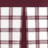 Kate Aurora Windowpane Plaid Country Farmhouse Rod Pocket Window Valance - image 3 of 4