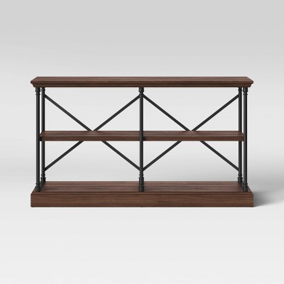 threshold conway 4 shelf bookcase