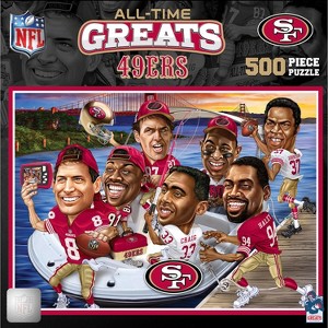 MasterPieces 500 Piece Puzzle - NFL San Francisco 49ers All-Time Greats - 1 of 4