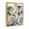 Stupell Industries Wild Florals Opaque Layers Soft Watercolor Pink Blue Floating Frame Canvas Art - 2 of 4