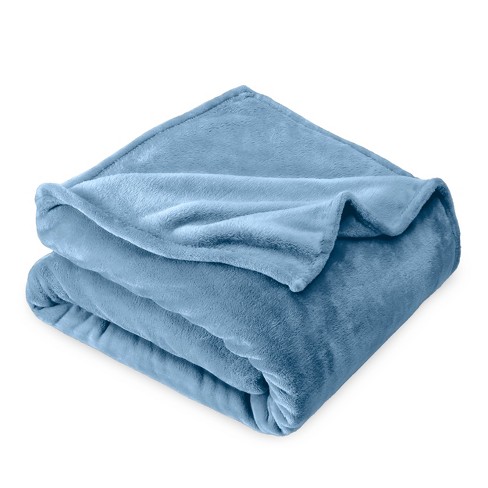 Coronet Blue Microplush Throw Fleece Blanket By Bare Home Target