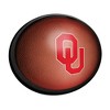 College Football Pigskin Design Oval Slimline Lighted Wall Sign - 2 of 4