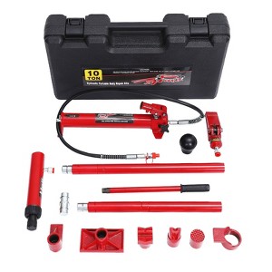 Porta Power Kit, Portable Hydraulic Jack with 4.6ft Oil Hose, Auto Body Frame Repair Kit with Storage Case - 1 of 4