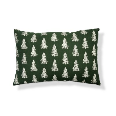 TAG Wilde Pine Tree Lumbar Pillow
