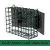 JCS Wildlife XL Suet Cage with Recycled Poly Lumber Roof - 4 of 4