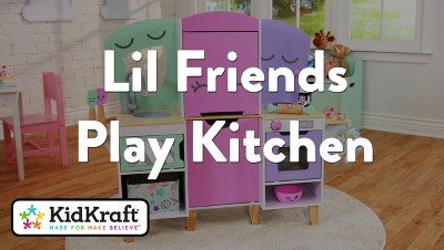 Kidkraft Surprise Box Wooden Play Kitchen With 56 Accessories : Target