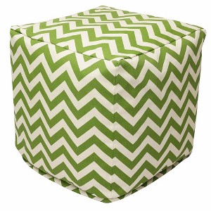 Majestic Home Goods,Cube Pouf Chevron - 1 of 4
