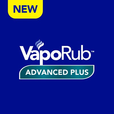 Vicks Vaporub Advanced Plus Cough Suppressant Topical Chest Rub ...