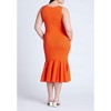 ELOQUII Women's Plus Size Ruffle Hem Dress - 3 of 3