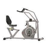 Sunny Health & Fitness Cross Training Magnetic Recumbent Exercise Bike