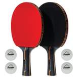 Franklin Sports 2 Player Table Tennis Paddle Set - 4 with Three Star Ping Pong Balls