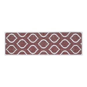 SussexHome Drop Design Cotton Anti-Slip Stair Treads, 9” X 28“ - 1 of 4