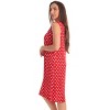 Dreamcrest Womens Sleeveless Nightgown with Lace Trim – Comfortable Sleepwear Pajamas – Solids & Prints - 2 of 3
