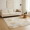 Ivory Brown And Gray Patchwork Hand Woven Area Rug - 2 of 4