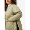 ellos Plus Size Quilted Snap Front Jacket - 4 of 4