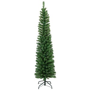 Northlight Pencil Pine Artificial Christmas Tree - 6' - Unlit - 1 of 4