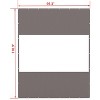 Maggift Curtain panels Outdoor Clear Curtain, Waterproof, UV-Resistant, with Rustproof Grommets for Pergola, Graden, Gray, 118.9"*95.3"*1" - 2 of 4