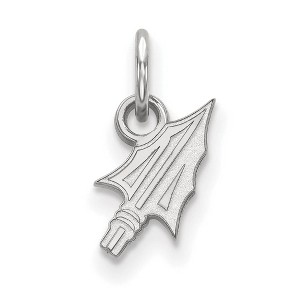 Black Bow Jewelry 10k White Gold Florida State Seminoles NCAA Extra Small Pendant - 1 of 3