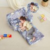 Toddler Couch,Toddler Chair,Kids Sofa Chair 2-in-1 Baby Seat Furniture Fold Out, Convertible Sofa to Lounger Soft Comfy Glow in The Dark Kids Sofa Bed Gifts for Kids Girl Boys - 3 of 4