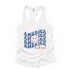 Simply Sage Market Women's America Vibes Stacked Racerback Graphic Tank - 2 of 4