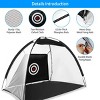Golf Net, 78.7x39.4x55.1in for Backyard Driving Chipping Training Swing with Target Mat Balls for Outdoor Indoor,Gifts for Men Dad Him and Golfer - 3 of 4