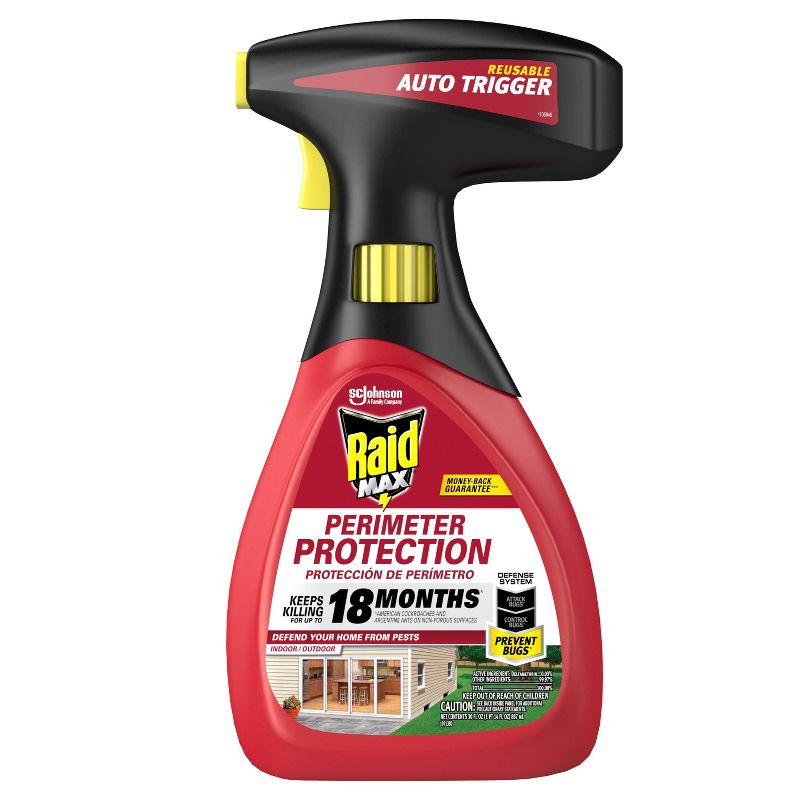 Raid Perimeter Protection Trigger Spray Pesticide - 30 fl oz, 5 of 8