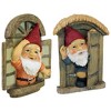 Design Toscano The Knothole Gnomes Garden Welcome Tree Sculpture: Window & Door Gnomes - 3 of 4