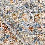 blue, mustard, rust, slate blue, lightbeige, burntorange