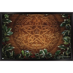 Trends International Brigid Ashwood - Celtic Yule Christmas Pentacle Framed Wall Poster Prints - 1 of 4