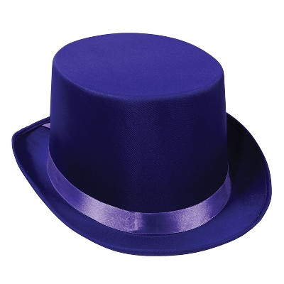Beistle Satin Sleek Top Hat One Size Purple 60839-PL