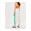 Women's Pleated Wide Leg Crop Pants with Side Stripes - Topshop - 3 of 4