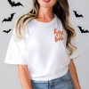 Simply Sage Market Women's Embroidered Hey Boo Mini Short Sleeve Garment Dyed Tee - 2 of 4