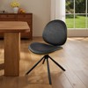 Art Leon Faux Leather and Bentwood Dining Chair, Mid-century Modern, Metal Legs, Black Finished - 4 of 4