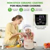 NutriChef 1.6L Multi-Functional Portable Electric Rice Cooker - White, with Ceramic Coating - 3 of 4