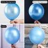 PartyWoo Balloons Sky Blue Pearl Light 12 Inch 50 pcs - 2 of 4