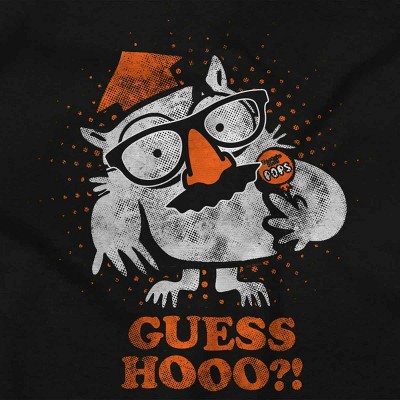 Tootsie Owl Halloween Guess Hoo Pun Graphic T Shirt Men or Women Brisco Brands